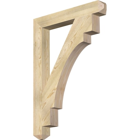 Ekena Millwork Merced Craftsman Rough Sawn Bracket, Douglas Fir, 4"W x 30"D x 42"H BKT04X30X42MRC04RDF